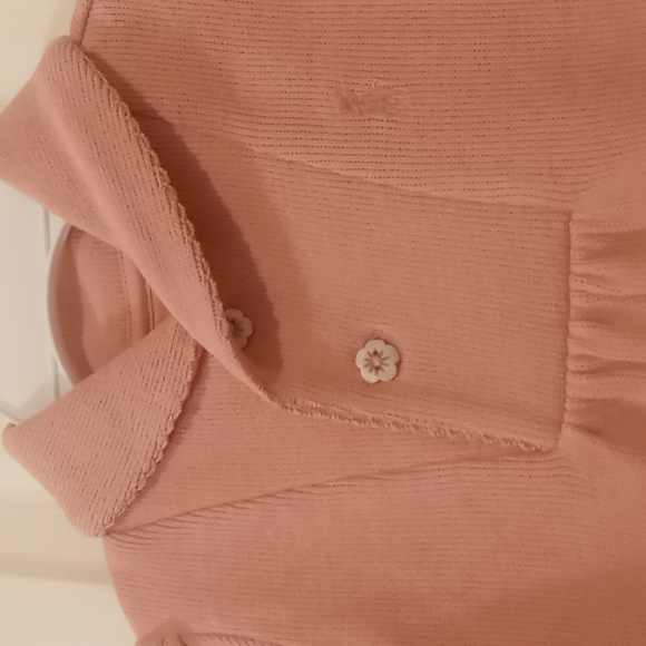 Ralph Lauren one piece soft, warm pink outfit New with Tags Size 12 months - Picture 2 of 4